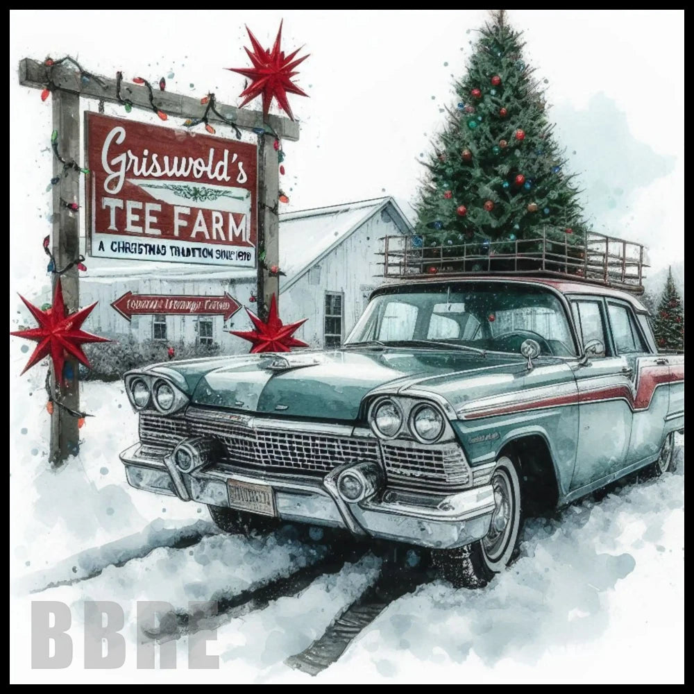 Vintage Christmas 20 OZ Sublimation Wrap