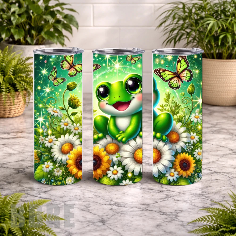 Happy Frog 2 20 OZ Wrap Mockup