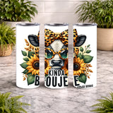 Boujee Cow 20 OZ Wrap Mockup