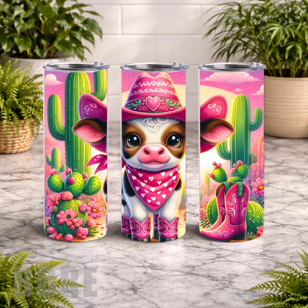 Cowgirl Cutie 20 OZ Wrap Mockup