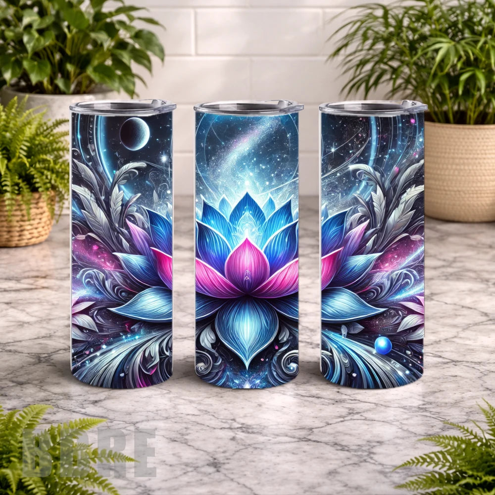 Cosmic Lotus 20 OZ Wrap Mockup