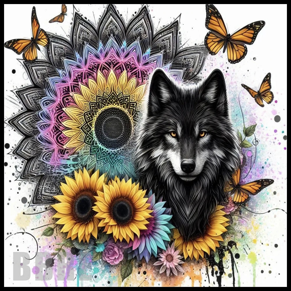 Wolf Mandala 3 20 OZ Sublimation Wrap