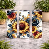 Floral Burst 20 20 OZ Wrap Mockup