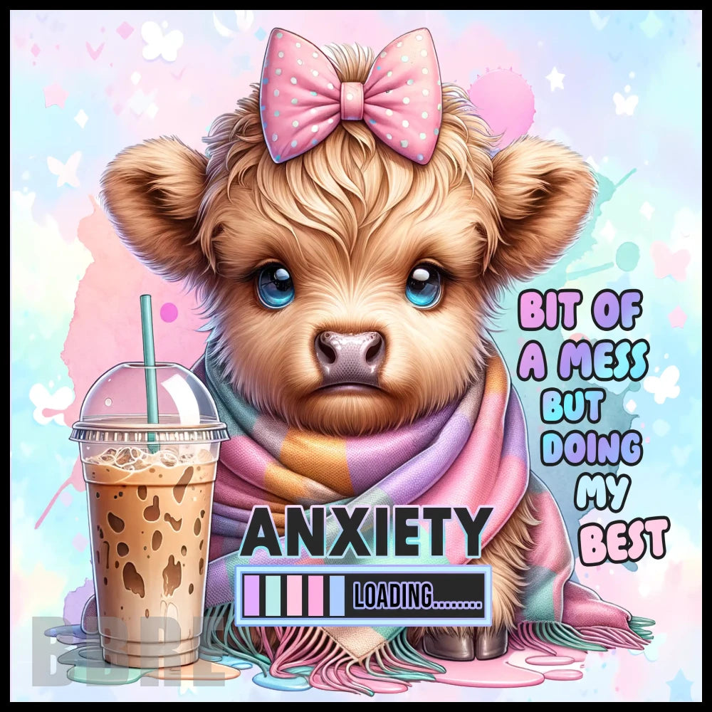 Cute Calf Tumbler 20 OZ Sublimation Wrap