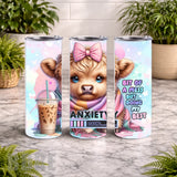 Cute Calf Tumbler 20 OZ Wrap Mockup