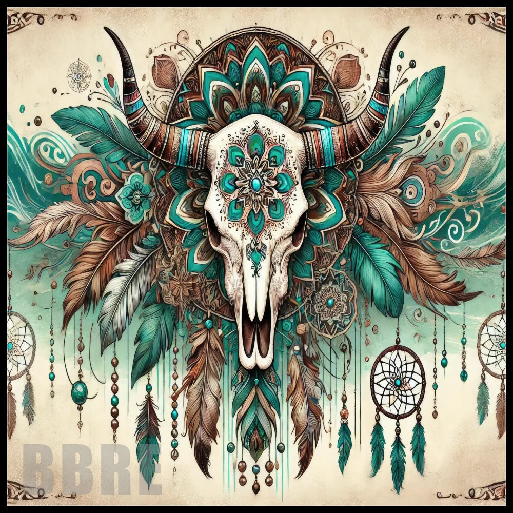 Boho Skull 20 OZ Sublimation Wrap