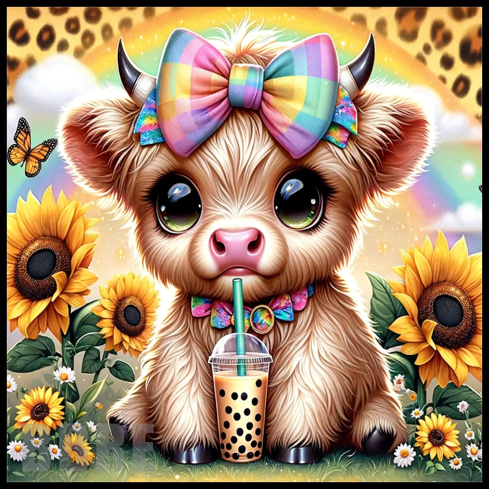 Cute Cow 6 20 OZ Sublimation Wrap