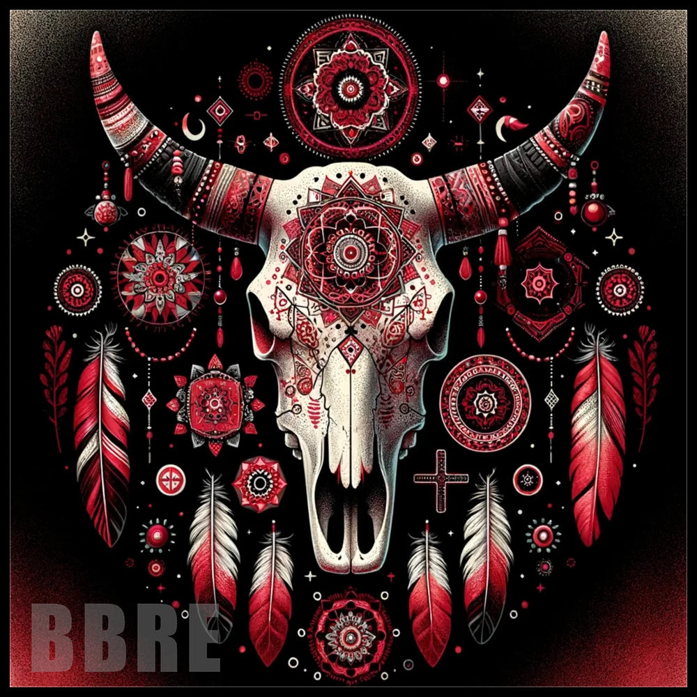 Tribal Skull 4 20 OZ Sublimation Wrap