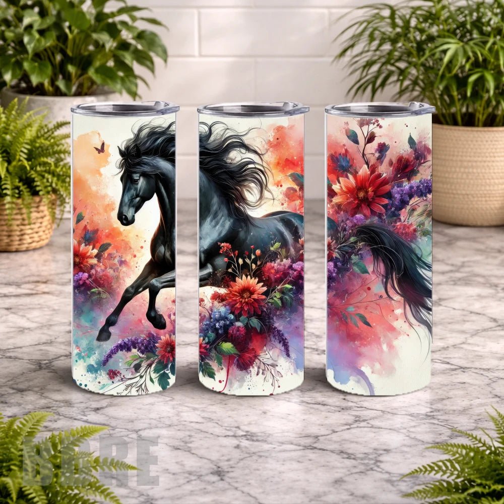 Black Stallion 20 OZ Wrap Mockup