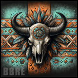 Buffalo Skull 3 20 OZ Sublimation Wrap