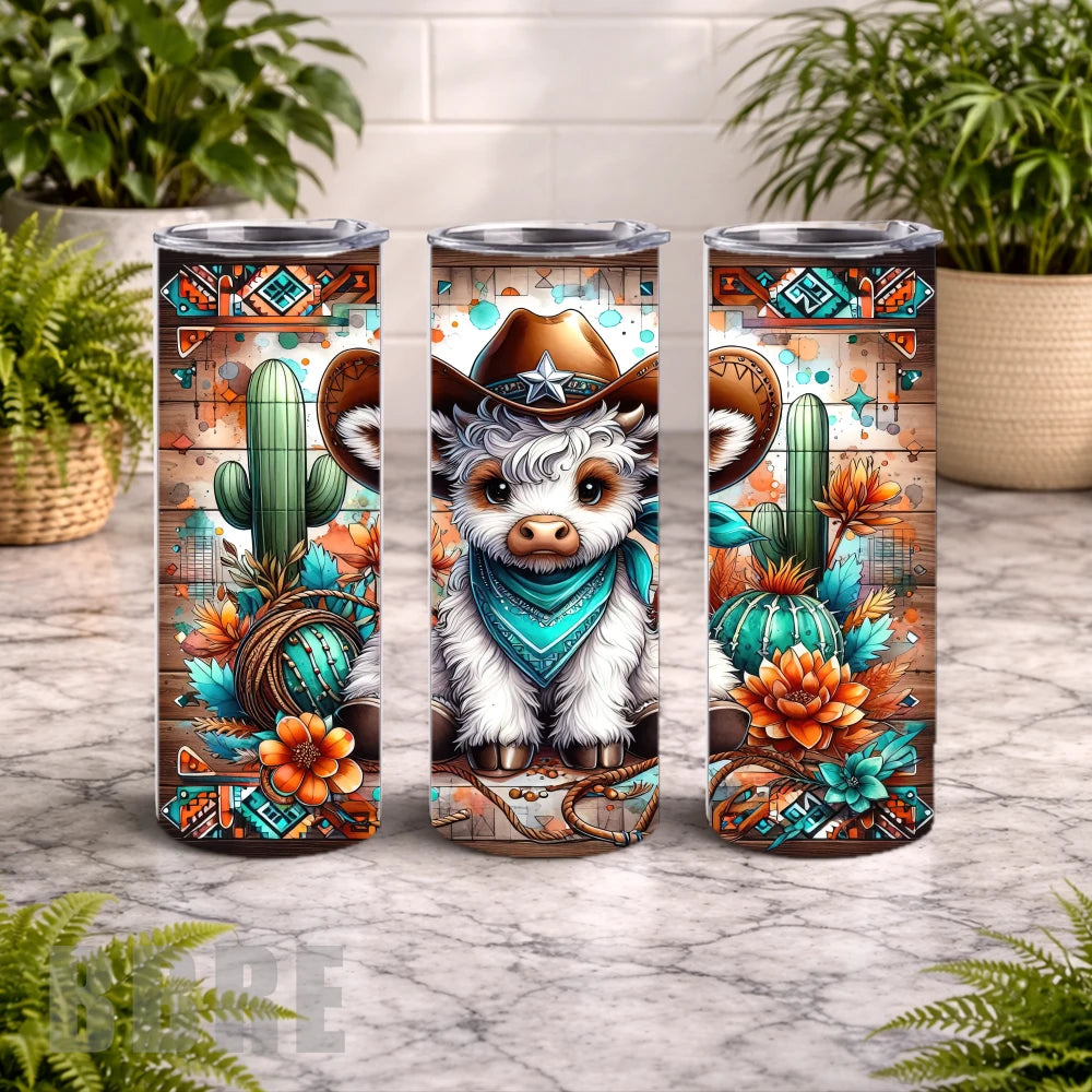 Cowboy Calf 2 20 OZ Wrap Mockup