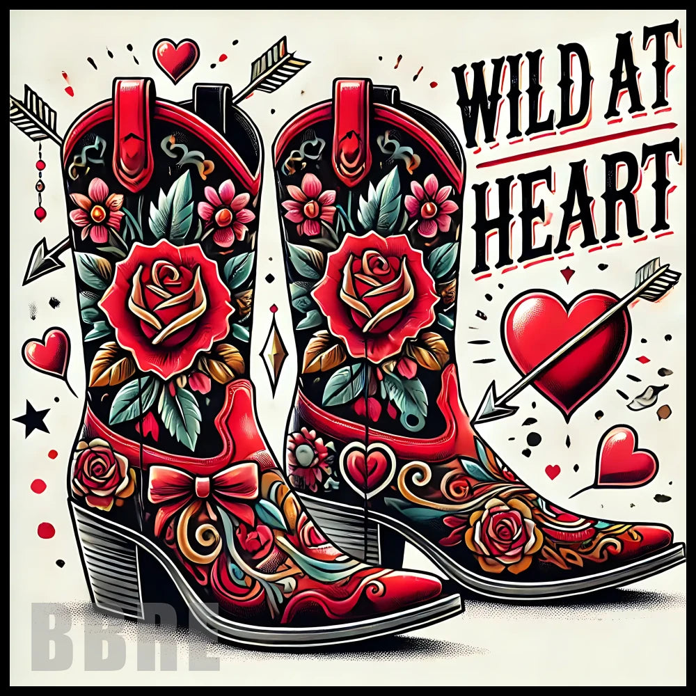 Wild Heart Boots 20 OZ Sublimation Wrap