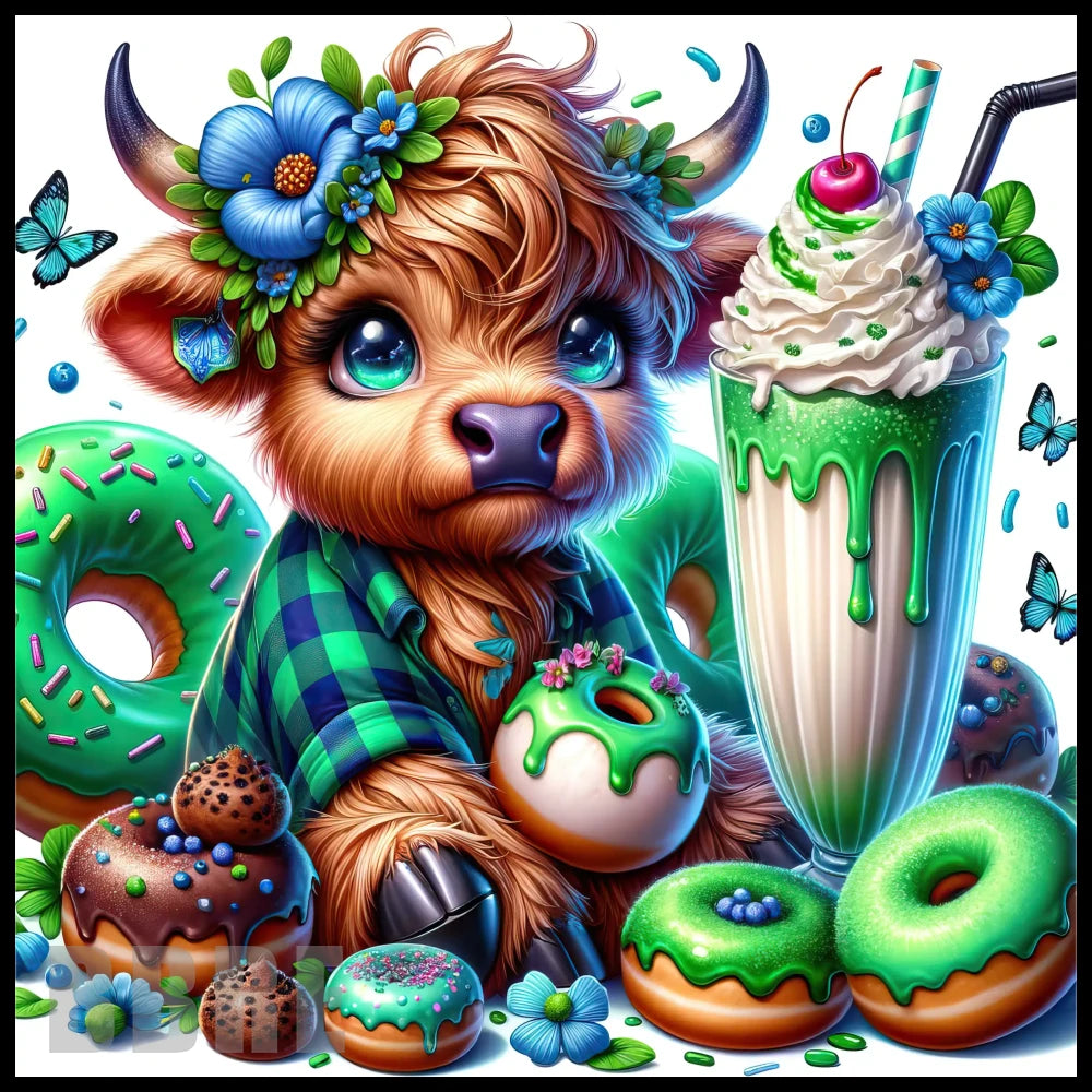 Cute Highland Cow 5 20 OZ Sublimation Wrap