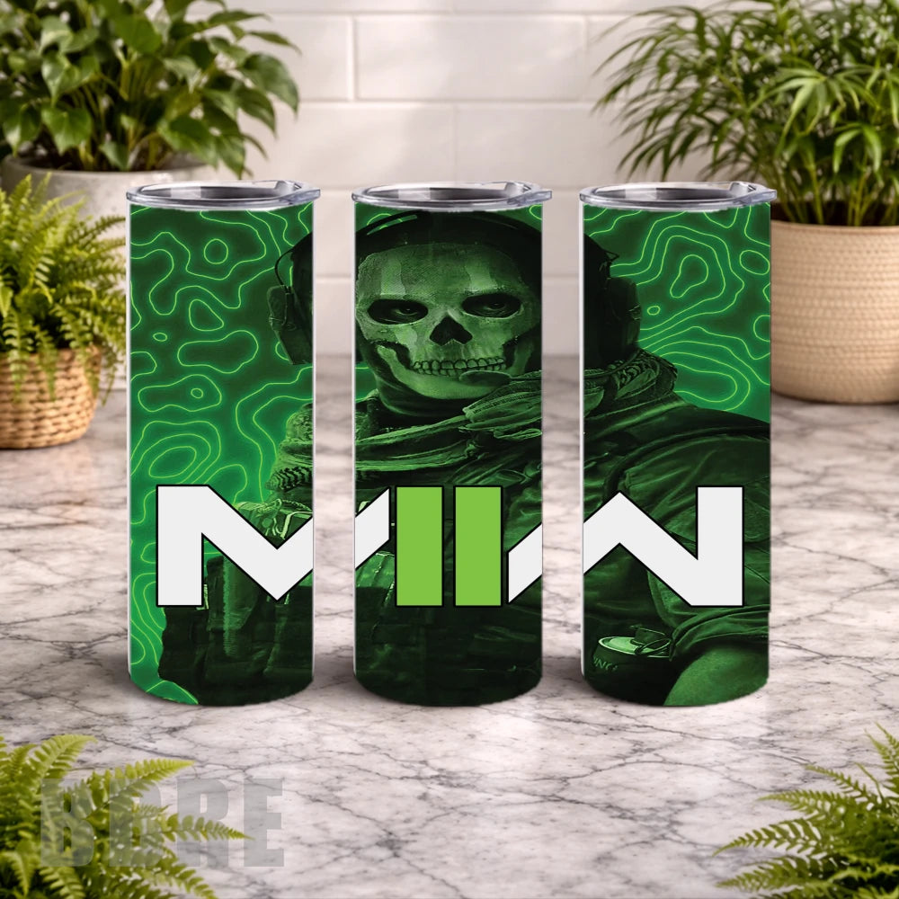 Ghost Operator 20 OZ Wrap Mockup