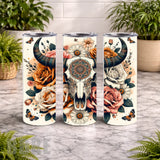 Floral Skull 9 20 OZ Wrap Mockup