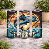 Fisherman's Dream 20 OZ Wrap Mockup