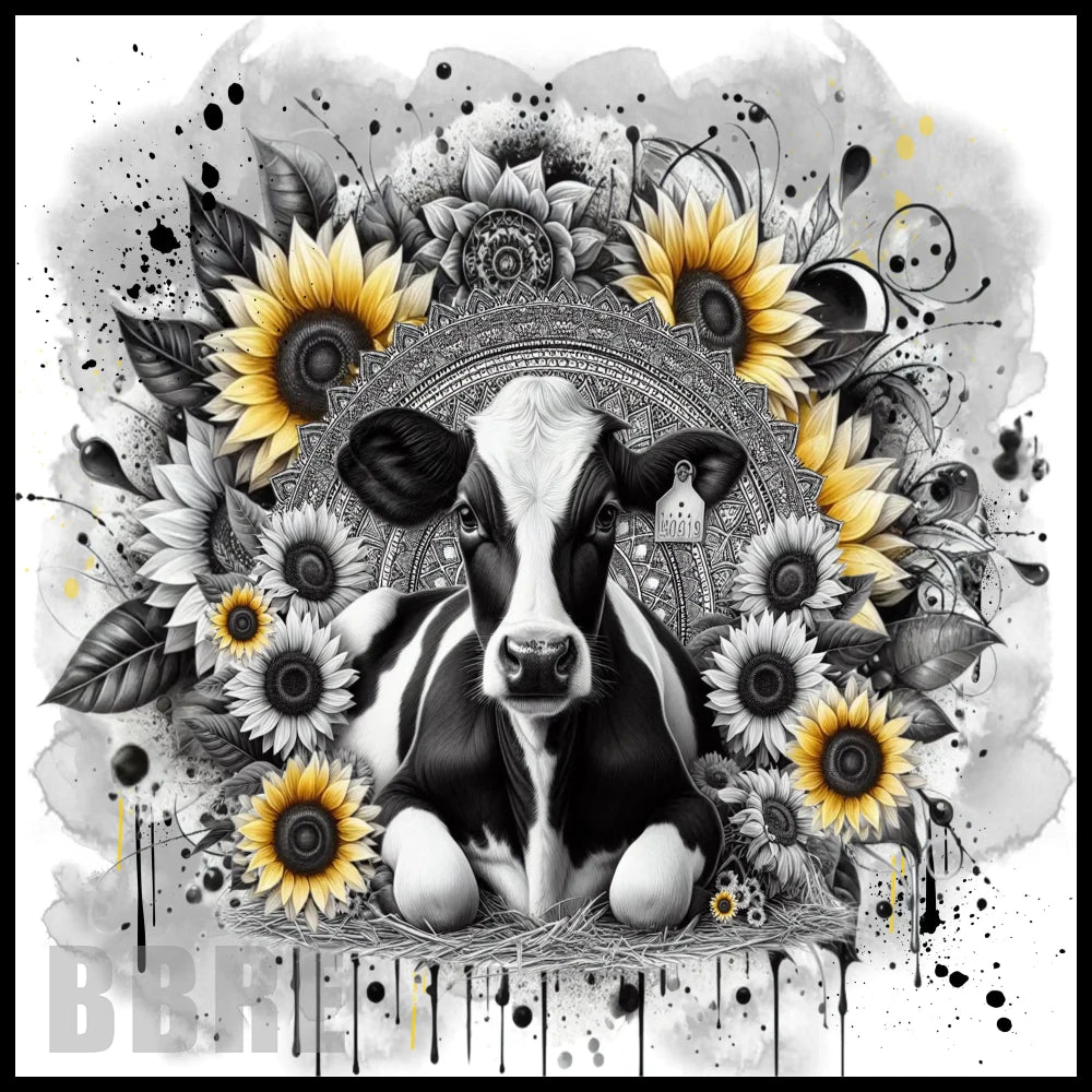 Cow Sunflower 2 20 OZ Sublimation Wrap