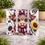 Cute Cow 8 20 OZ Wrap Mockup