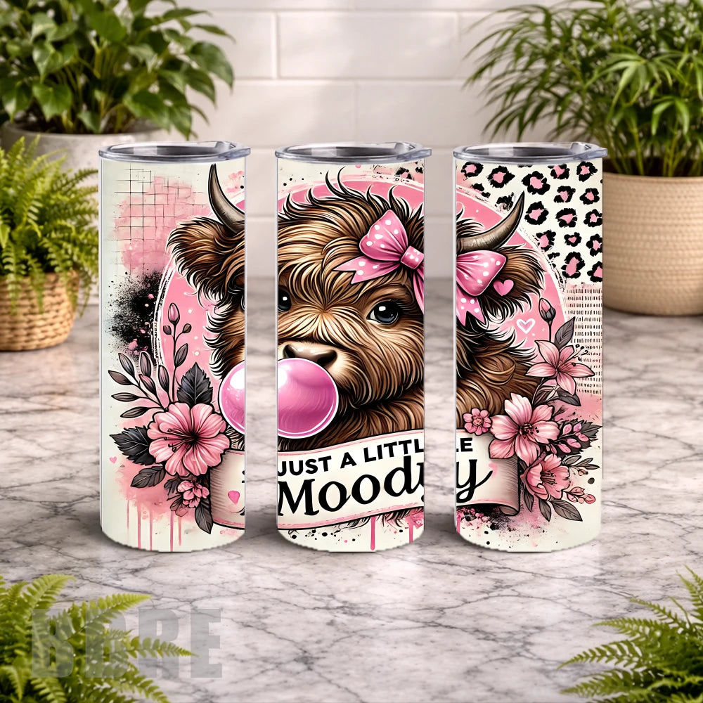 Moody Highland 20 OZ Wrap Mockup