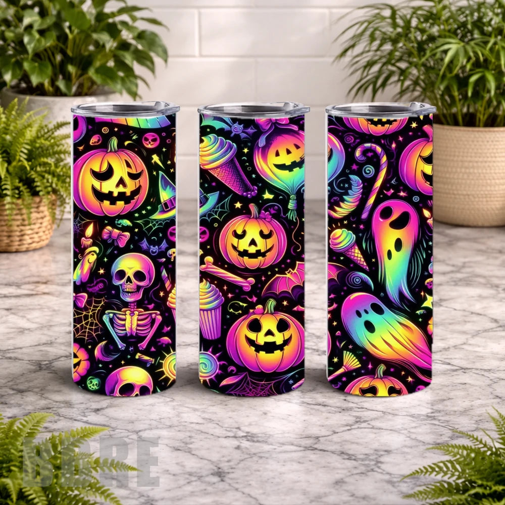 Halloween Fun 20 OZ Wrap Mockup