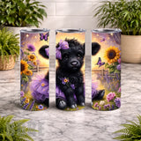 Cute Puppy 4 20 OZ Wrap Mockup