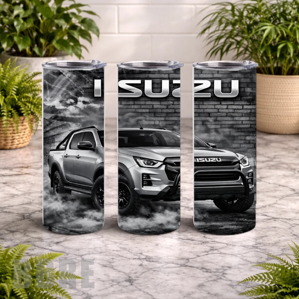 Isuzu Truck 20 OZ Wrap Mockup