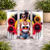 Sunflower Vibes 20 OZ Wrap Mockup