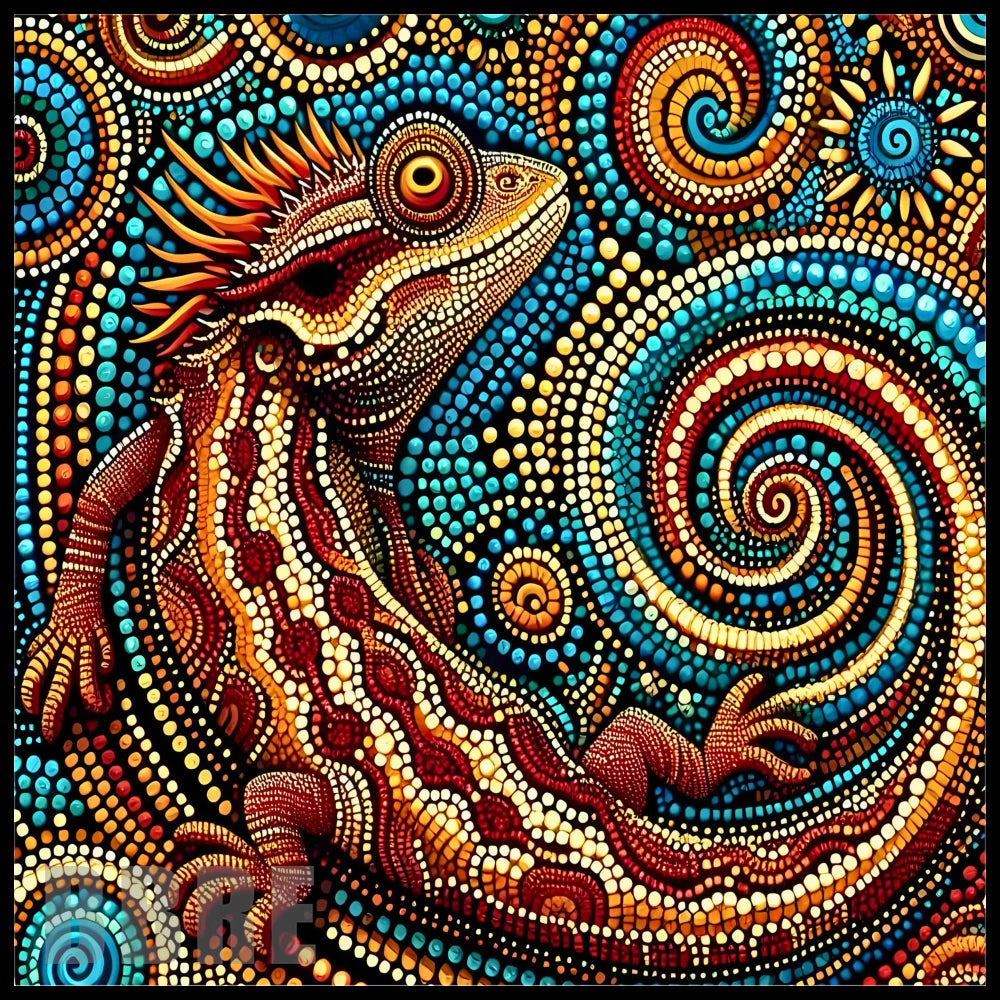 Colorful Lizard 20 OZ Sublimation Wrap