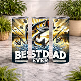 Best Dad 20 OZ Wrap Mockup