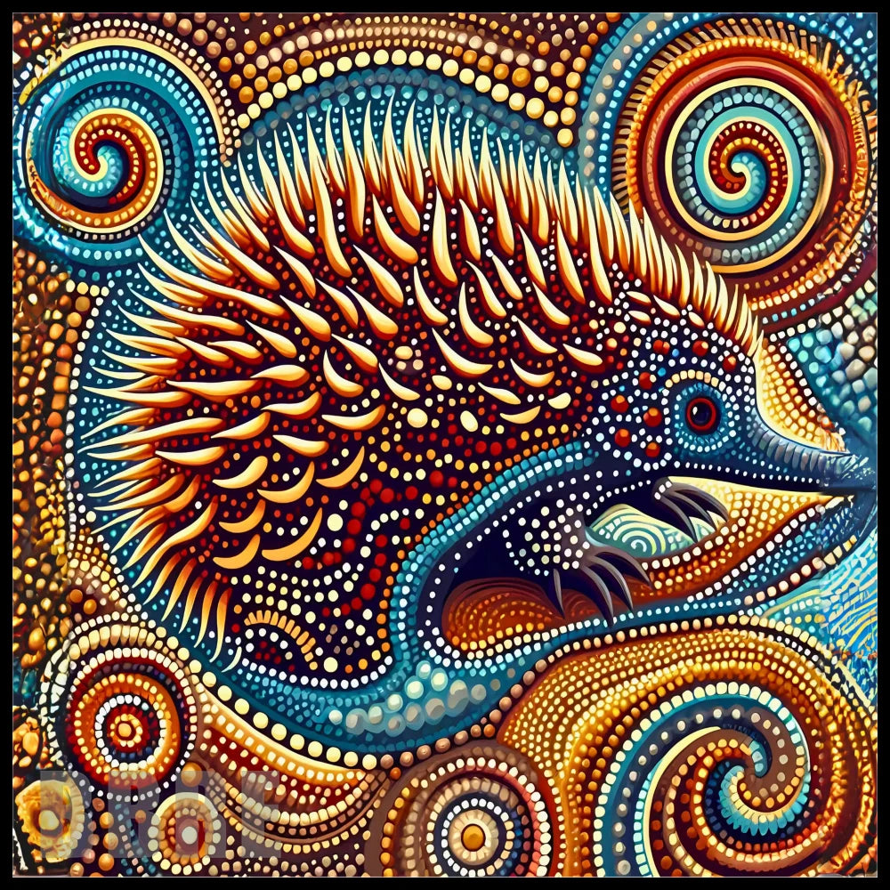 Colorful Echidna 20 OZ Sublimation Wrap