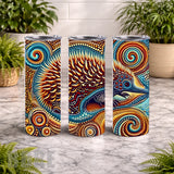 Colorful Echidna 20 OZ Wrap Mockup