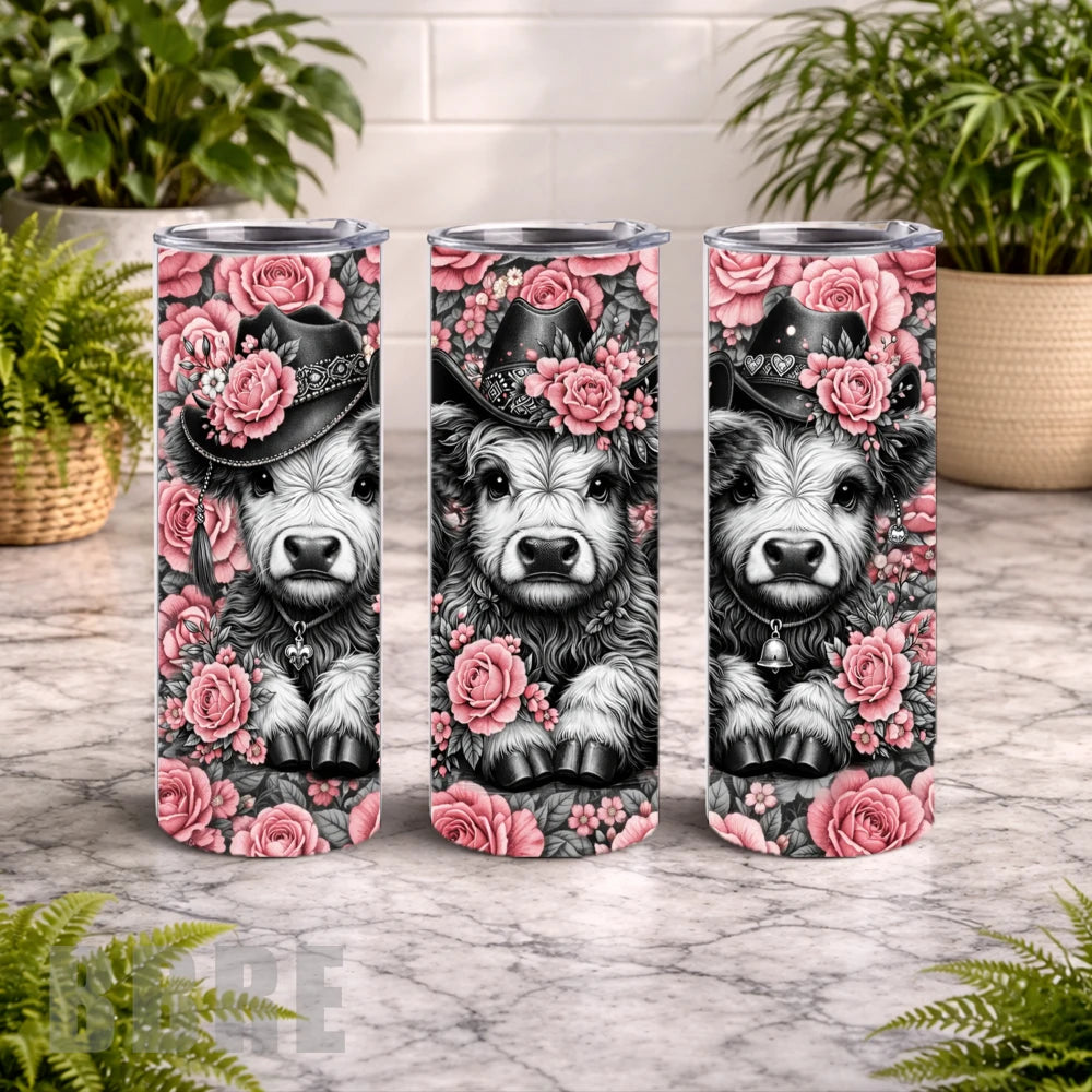 Cowgirl Trio 20 OZ Wrap Mockup