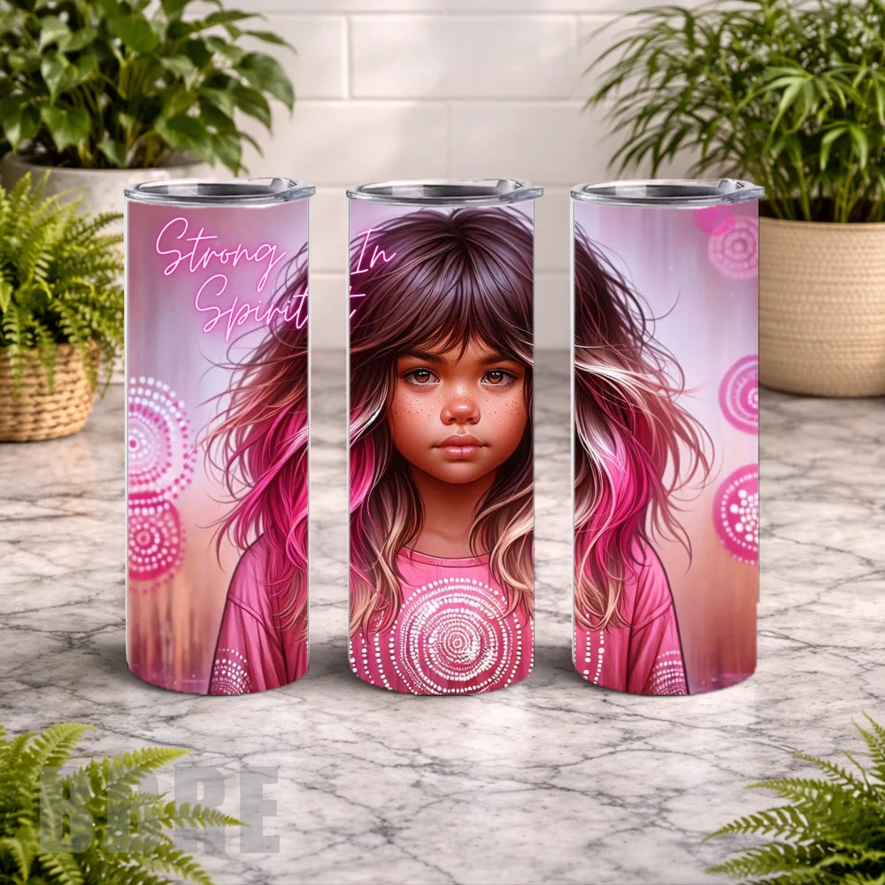 Strong Spirit 20 OZ Wrap Mockup