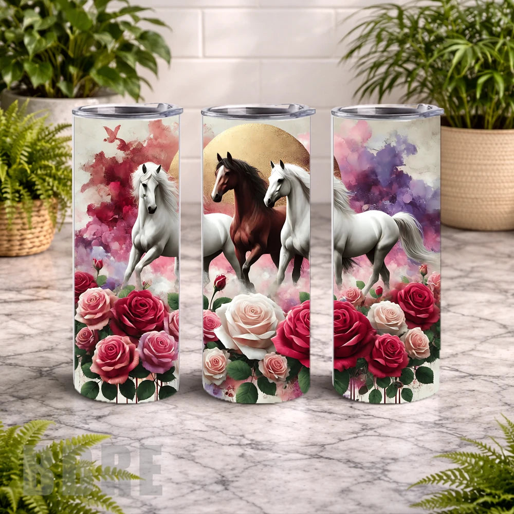 Majestic Horses 9 20 OZ Wrap Mockup