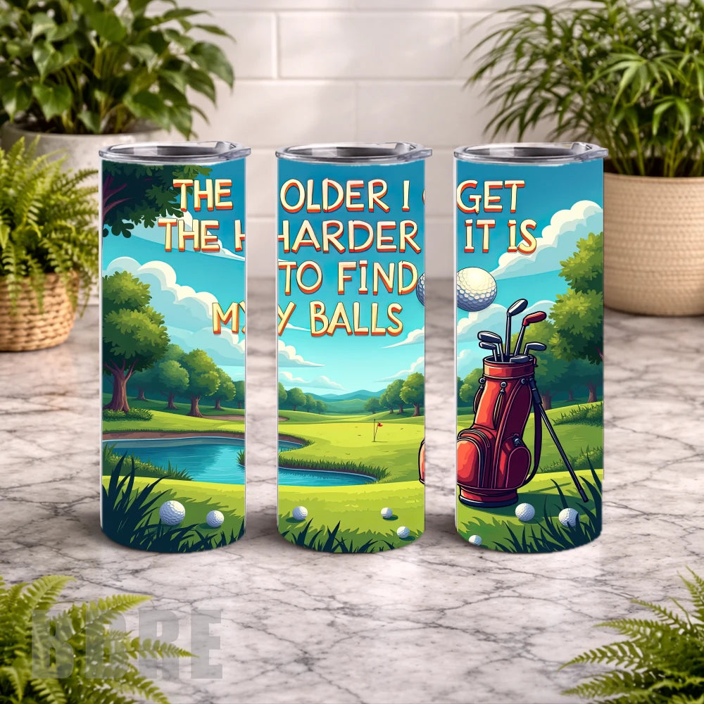 Golf Humor 20 OZ Wrap Mockup