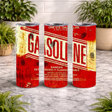Gasoline Sign 20 OZ Wrap Mockup