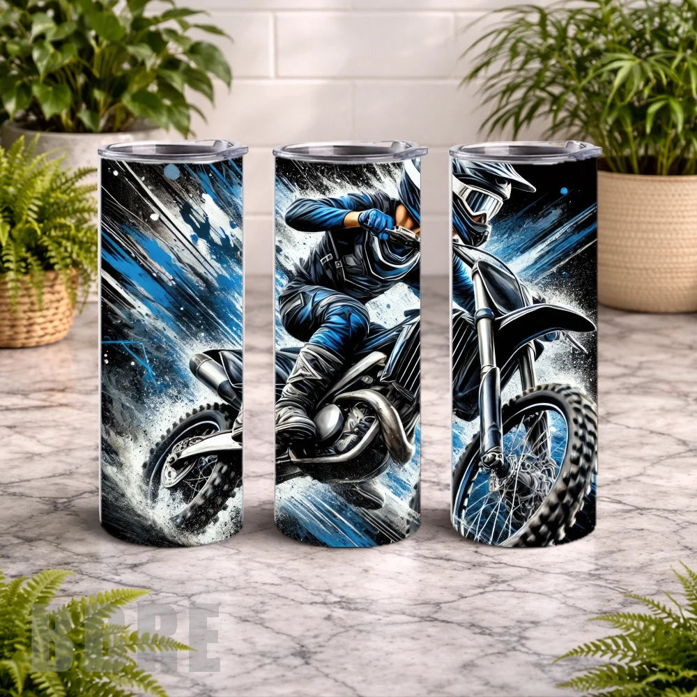 Racing Motocross 20 OZ Wrap Mockup