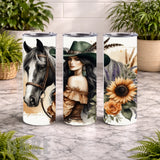 Cowgirl Beauty 20 OZ Wrap Mockup
