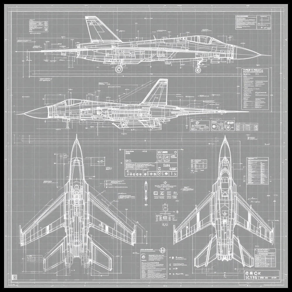 Blueprint Fighter 20 OZ Sublimation Wrap