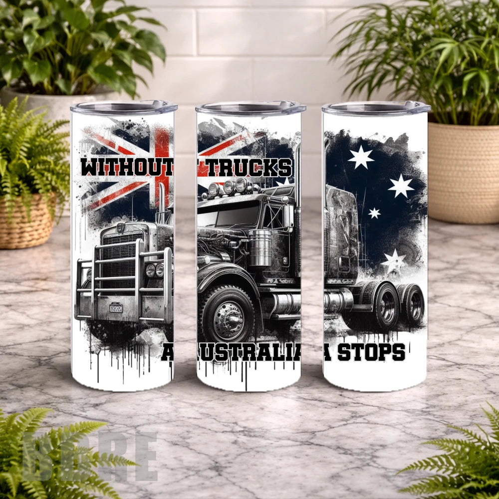 Truck Pride 20 OZ Wrap Mockup