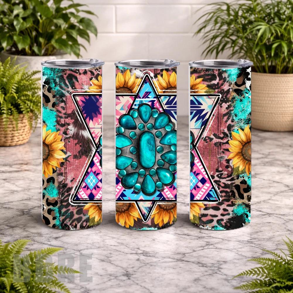 Sunflower Star 20 OZ Wrap Mockup