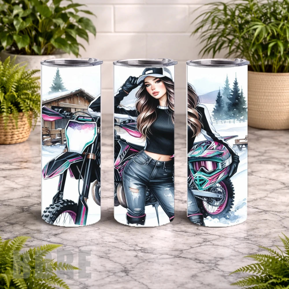 Winter Rider 20 OZ Wrap Mockup