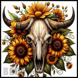 Sunflower Skull 20 OZ Sublimation Wrap