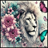 Floral Lion 2 20 OZ Sublimation Wrap