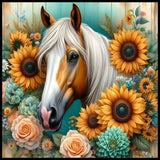 Floral Horse 15 20 OZ Sublimation Wrap
