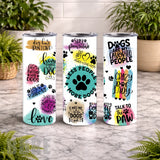 Dog Lover 20 OZ Wrap Mockup