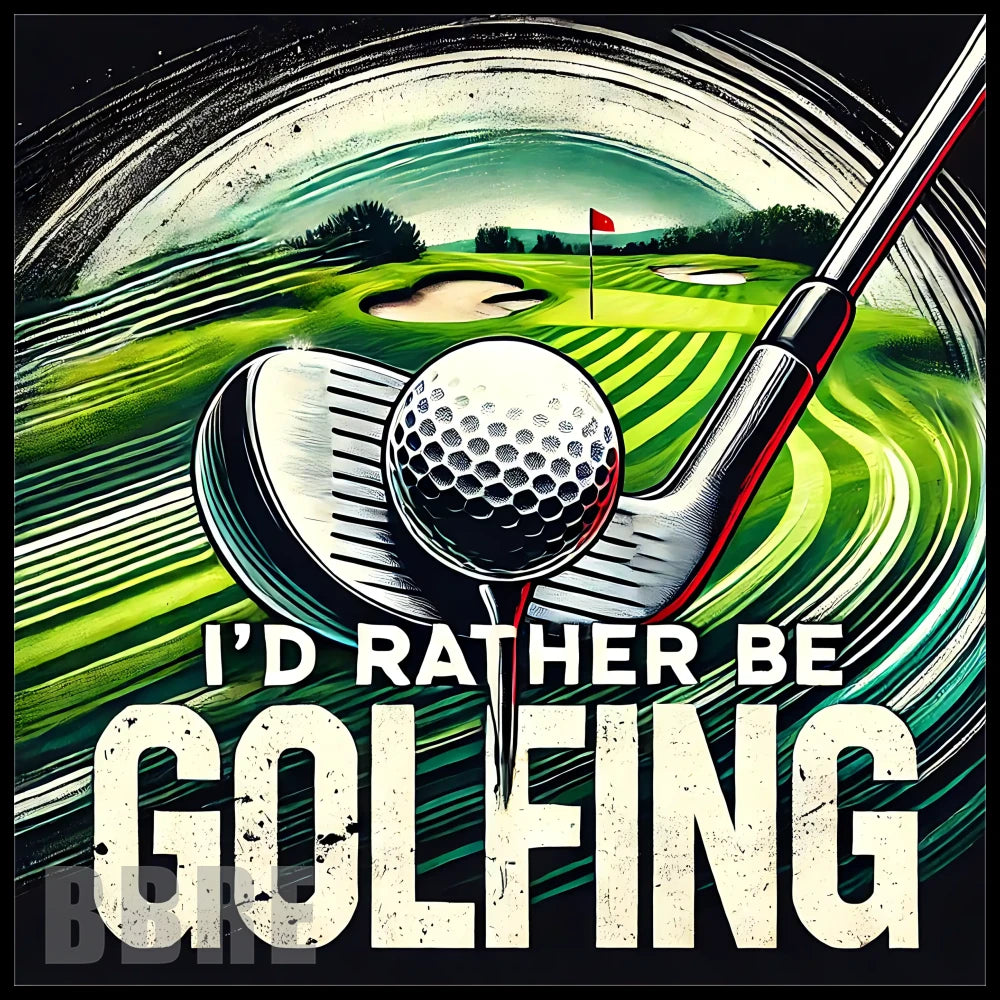 Golfing Tumbler 20 OZ Sublimation Wrap