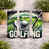 Golfing Tumbler 20 OZ Wrap Mockup