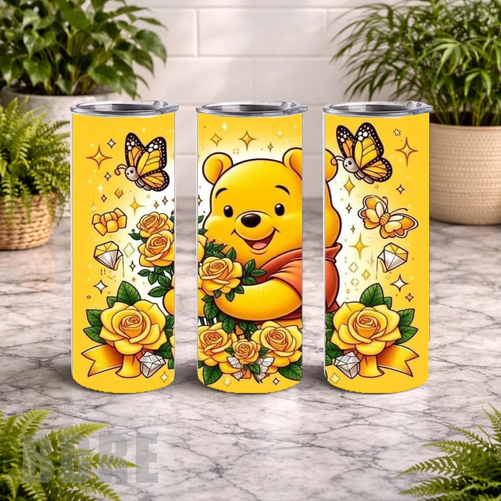 Winnie Pooh 4 20 OZ Wrap Mockup