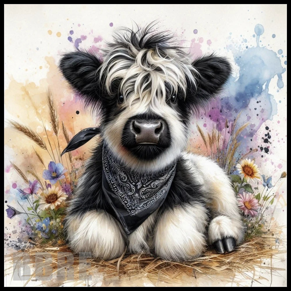 Cow With Bandana 20 OZ Sublimation Wrap